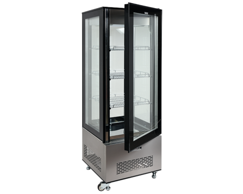 WITRYNA CHŁODNICZA 400L 65X65X190 CZARNA