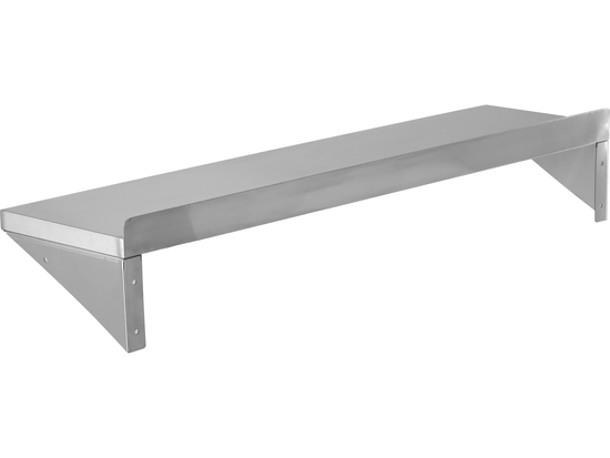 PÓŁKA WISZĄCA Z RANTEM I HACZYKAMI POJEDYNCZA 1200X300X180MM