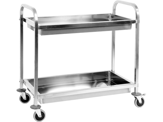 WÓZEK SERWISOWY 2-PÓŁKOWY GŁĘBOKI