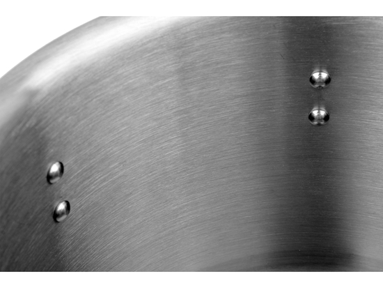 GARNEK NISKI DO DUSZENIA Z POKRYWKĄ ZE STALI NIERDZEWNEJ 36X11CM 11,2L