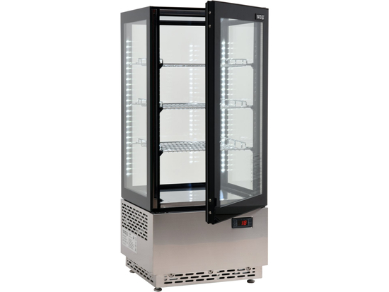 WITRYNA CHŁODNICZA 78L 43X39X98 CZARNA