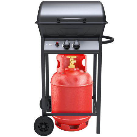 GRILL GAZOWY BAVEN, 2 PALNIKI 5,5KW CZARNY