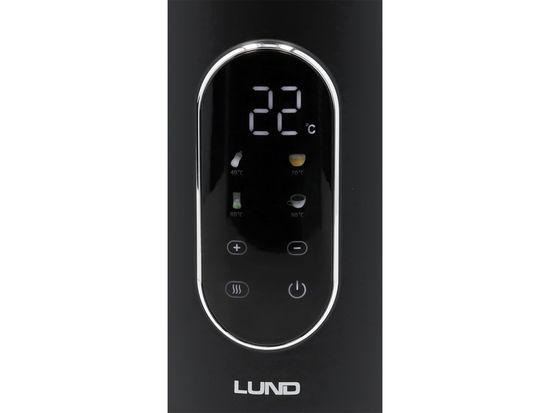 CZAJNIK ELEKTRYCZNY 1,7L, REGULACJA TEMPERATURY, CZARNY