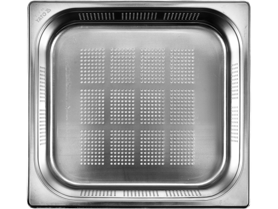 POJEMNIK PERFOROWANY GN ZE STALI NIERDZEWNEJ 2/3 65