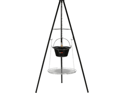 GRILL I MISA WISZĄCE NA TRÓJNOGU 49CM