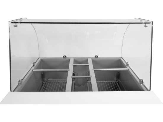 STÓŁ CHŁODNICZY 2-DRZWIOWY Z NADSTAWKĄ SZKLANĄ