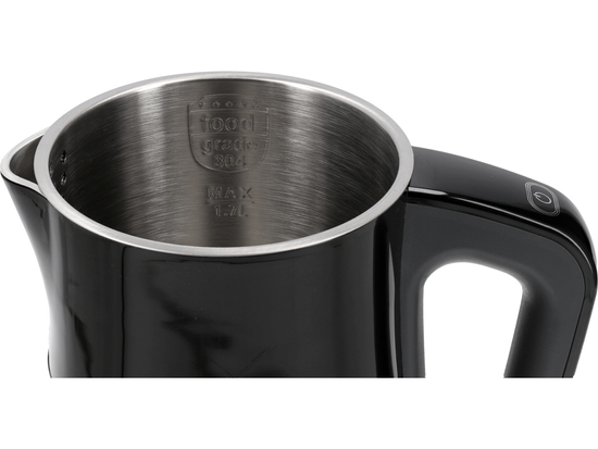 CZAJNIK ELEKTRYCZNY 1,7L, REGULACJA TEMPERATURY, CZARNY