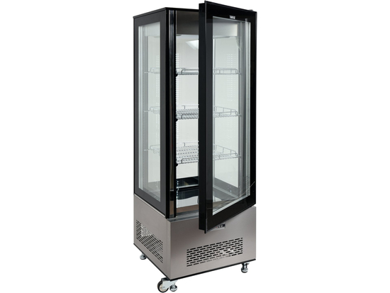 WITRYNA CHŁODNICZA 400L 65X65X190 CZARNA