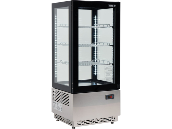 WITRYNA CHŁODNICZA 78L 43X39X98 CZARNA