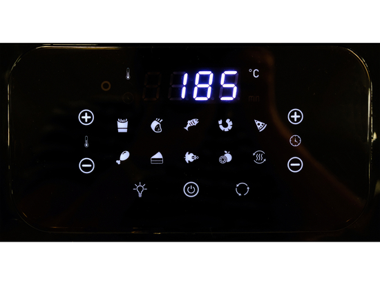 FRYTKOWNICA BEZTŁUSZCZOWA, PIEKARNIK 12L 1800W LED