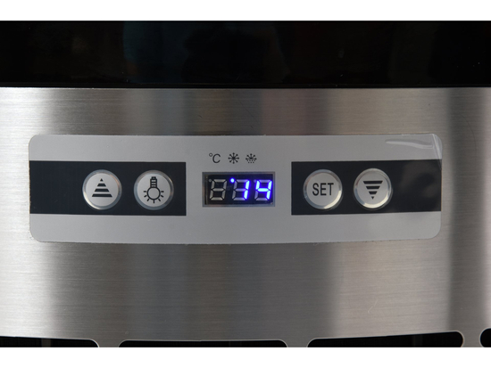 WITRYNA CHŁODNICZA 100L 48X48X103 CZARNA