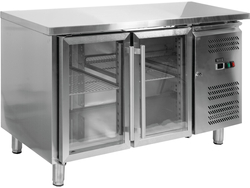 STÓŁ CHŁODNICZY 2-DRZWIOWY PRZESZKLONY - LINIA 700