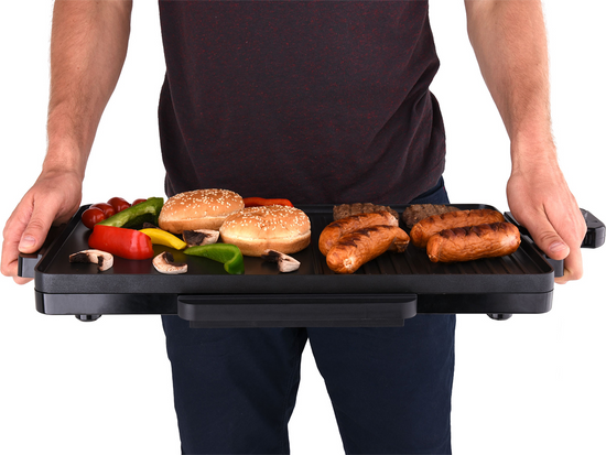 GRILL STOŁOWY ELEKTRYCZNY 2000W, 49X27CM