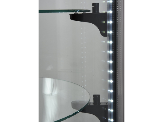 WITRYNA CHŁODNICZA 400L 68X68X175 CZARNA