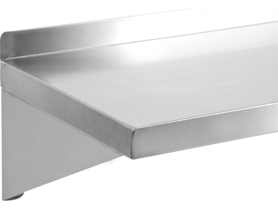 PÓŁKA WISZĄCA Z RANTEM POJEDYNCZA 900X300X180MM