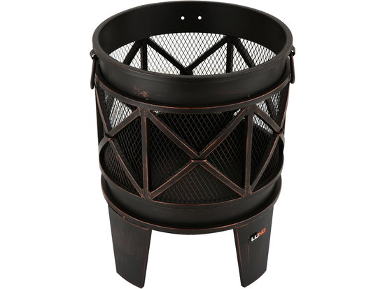 PALENISKO OGRODOWE STALOWE, DEKORACYJNE, KOKSOWNIK 42CM