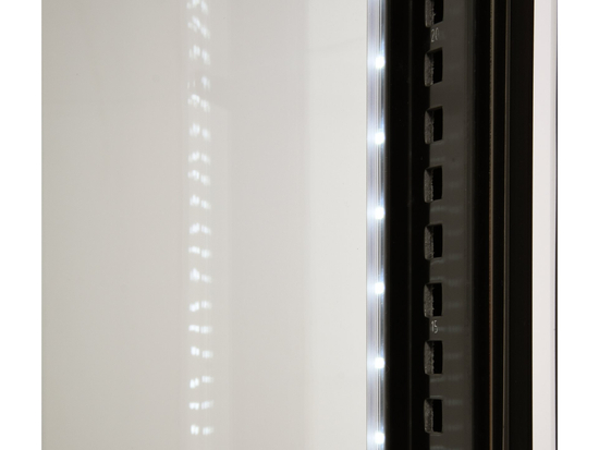 WITRYNA CHŁODNICZA 100L 48X48X103 CZARNA