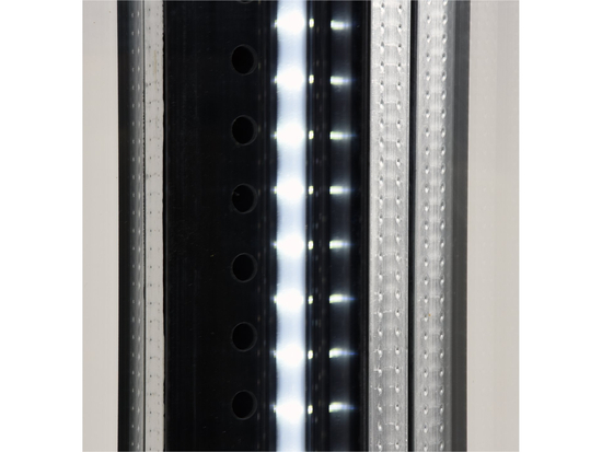 WITRYNA CHŁODNICZA 400L 65X65X190 CZARNA