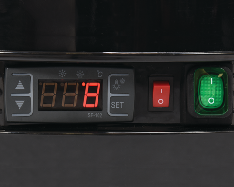 WITRYNA CHŁODNICZA 73L 50X50X106 CZARNA