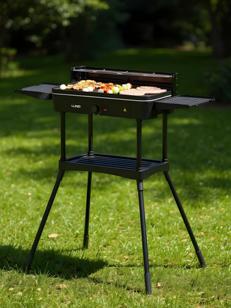 GRILL ELEKTRYCZNY, STOJĄCY 2200W 50 X 25CM