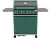 GRILL GAZOWY ITAMI 4+1, 14,5KW, Z SZYBĄ, ZIELONY