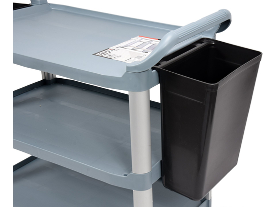 POJEMNIK DO WÓZKA CZARNY PP 33,5X23,1X44,5CM