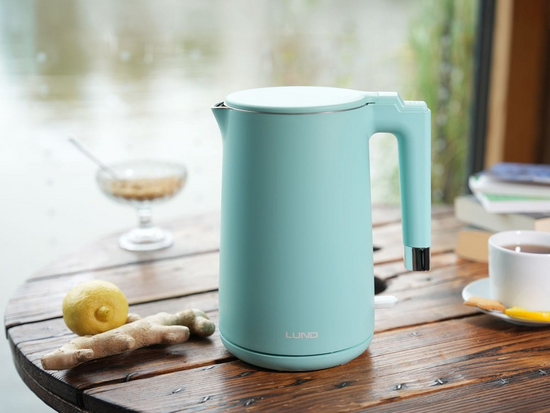 CZAJNIK ELEKTRYCZNY 1,5L TURKUSOWY, COOL TOUCH