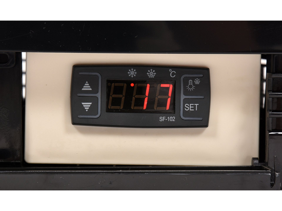 WITRYNA CHŁODNICZA 78L 42X38X96 CZARNA