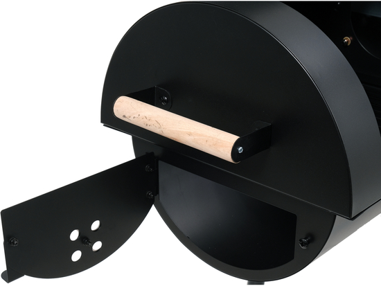 GRILL WĘGLOWY Z WĘDZARNIĄ XXL, RUSZT 64X37CM