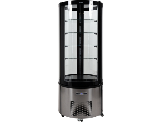 WITRYNA CHŁODNICZA 400L 68X68X175 CZARNA