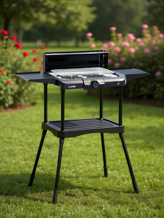 GRILL ELEKTRYCZNY, STOJĄCY 2000W 36 X 22,5CM