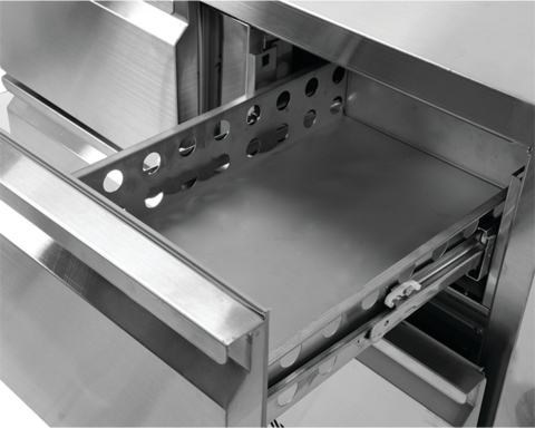 STÓŁ CHŁODNICZY Z 4 SZUFLADAMI - LINIA 700