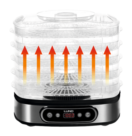 SUSZARKA SPOŻYWCZA 5 SIT, 420-500W Z CZASOMIERZEM