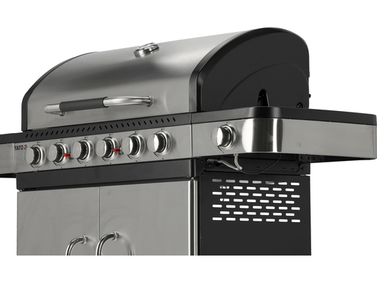 GRILL GAZOWY ZUSHI 6+1 STAL NIERDZEWNA 20,2KW