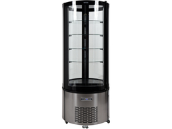 WITRYNA CHŁODNICZA 400L 68X68X175 CZARNA