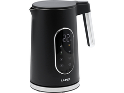 CZAJNIK ELEKTRYCZNY 1,7L, REGULACJA TEMPERATURY, CZARNY