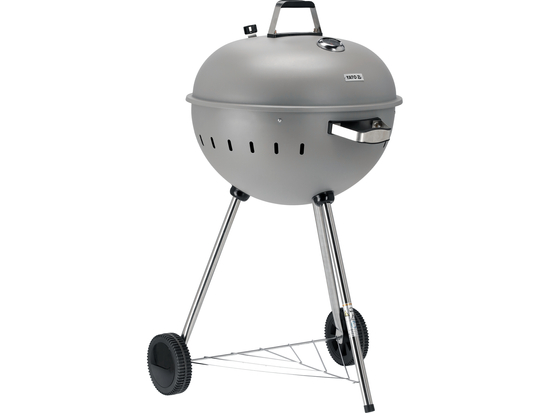 GRILL WĘGLOWY OKRĄGŁY 54CM SZARY