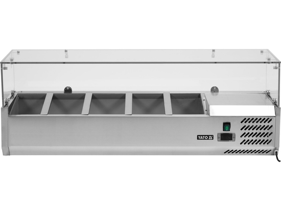 WITRYNA CHŁODNICZA NADSTAWNA 5X1/4 GN