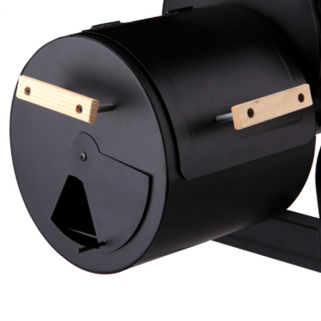 GRILL WĘGLOWY Z WĘDZARNIĄ, RUSZT 60X30CM