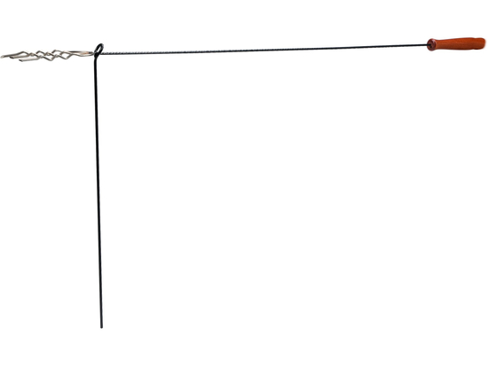 WIDELEC OGNISKOWY PROFILOWANY Z PODPÓRKĄ WO-3 L120