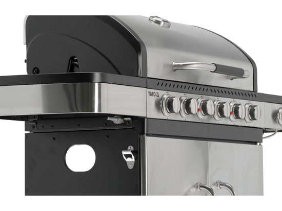 GRILL GAZOWY ZUSHI 6+1 STAL NIERDZEWNA 20,2KW