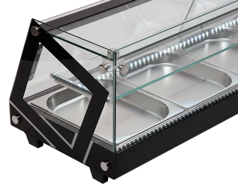 WITRYNA CHŁODNICZA 5X1/2 GN 175,5X39,5X37,5