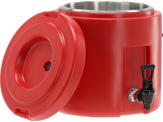 TERMOS TRANSPORTOWY OKRĄGŁY Z KRANIKIEM 9L