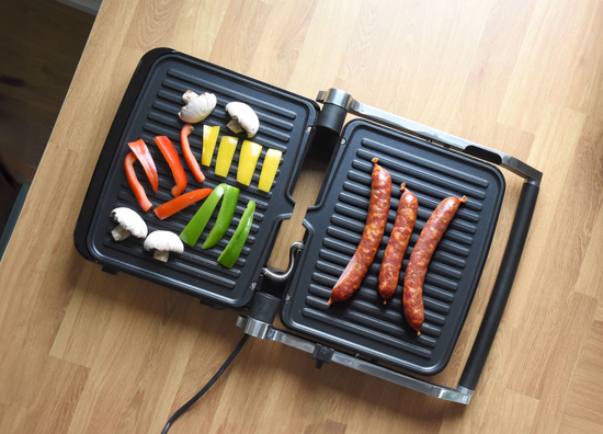 GRILL ELEKTRYCZNY 2000W, PANEL LED