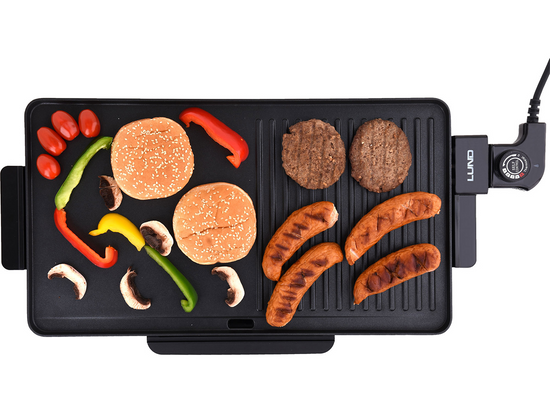 GRILL STOŁOWY ELEKTRYCZNY 2000W, 49X27CM