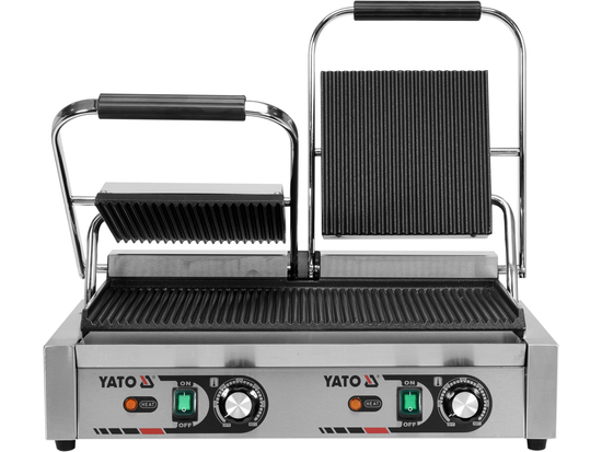 PODWÓJNY GRILL KONTAKTOWY RYFLOWANY 58CM, 3,6KW