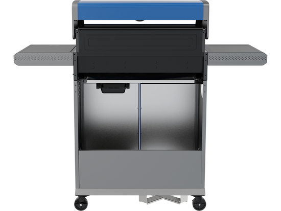 GRILL GAZOWY OKAYA 4+1, 14,5KW, Z SZYBĄ, NIEBIESKI