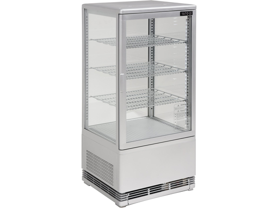 WITRYNA CHŁODNICZA 78L 42X38X96 SREBRNA