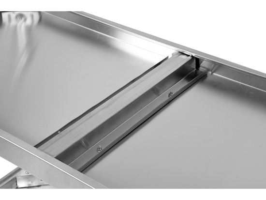 SKŁADANY STÓŁ PRZYŚCIENNY Z PÓŁKĄ 1200X600XH850+100MM