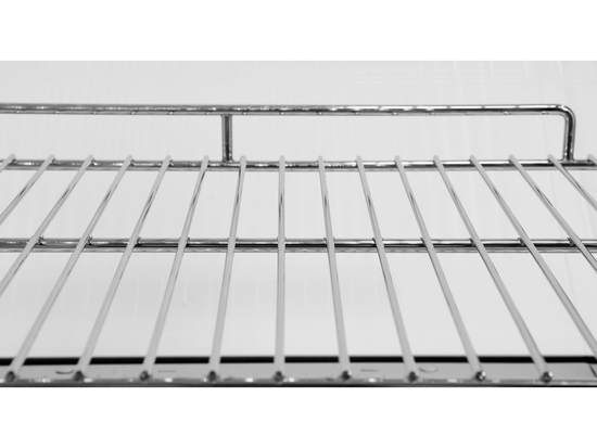 WITRYNA CHŁODNICZA 120L 70,2X56,8X68,6 SREBRNA